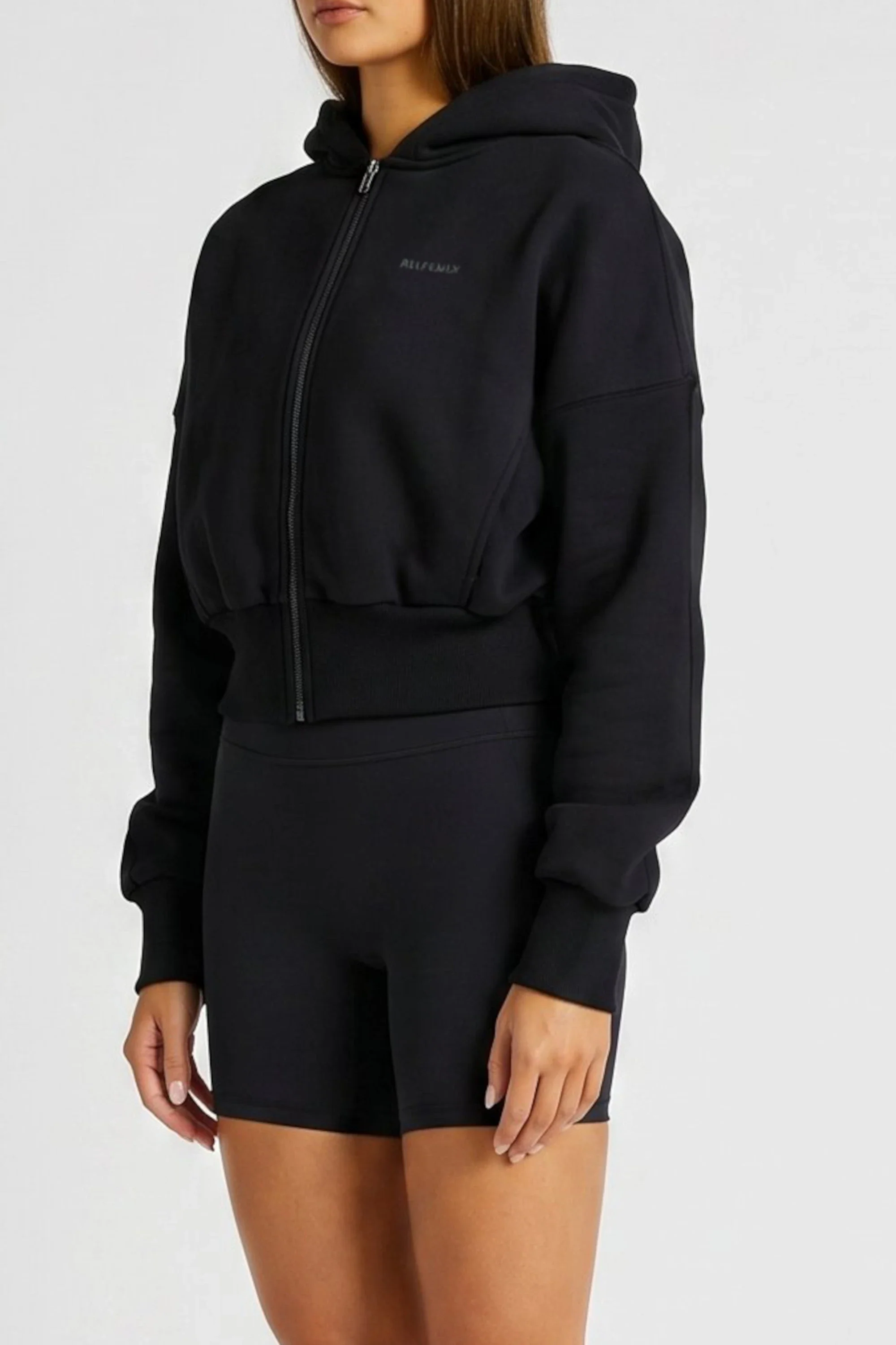 Cropped Zip Hoodie - Image 5
